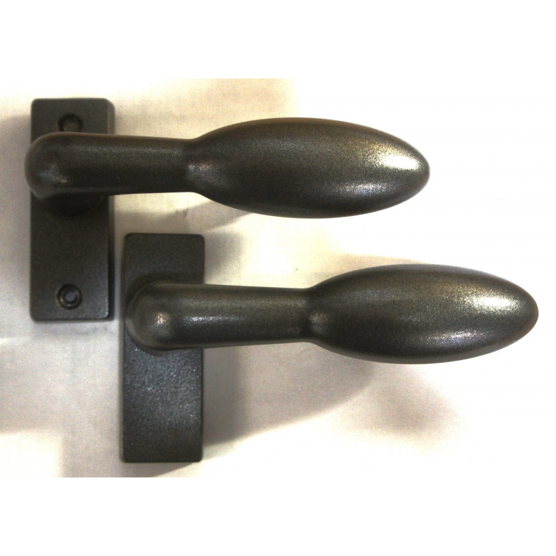 poignées de portail grises