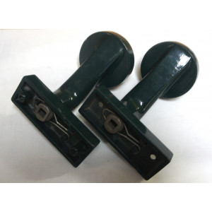 poignées de portail vertes