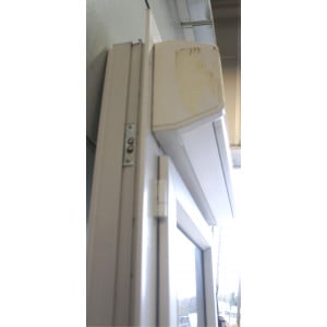 Porte-Fenêtre PVC Blanc avec Volet Élec H224 x L74 | Réf PRE001