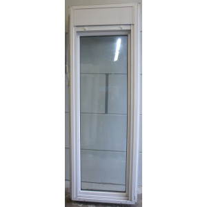 Porte-Fenêtre PVC Blanc avec Volet Élec H224 x L74 | Réf PRE001