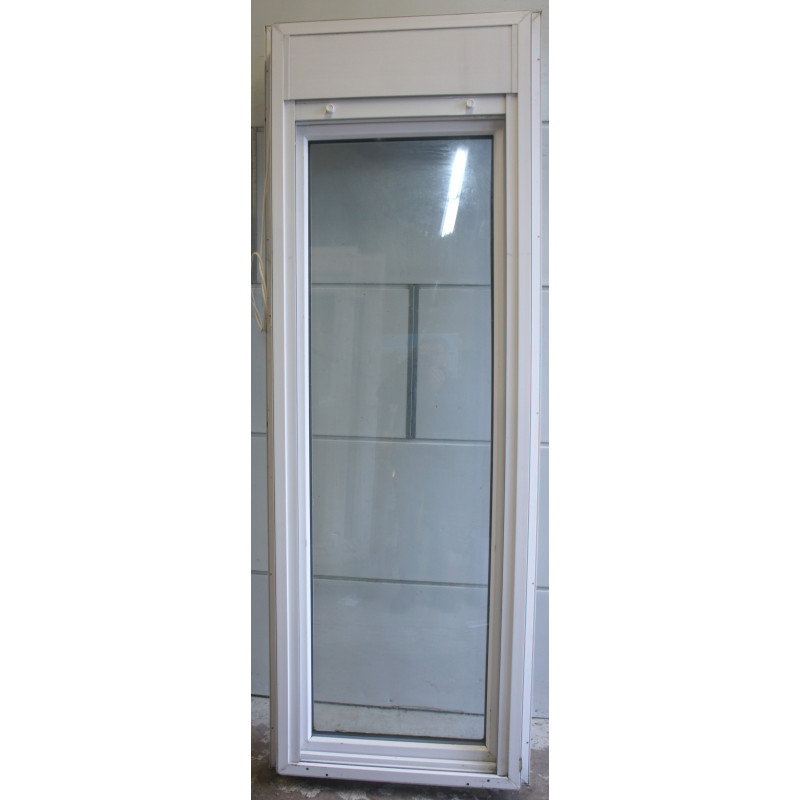 Porte-Fenêtre PVC Blanc avec Volet Élec H224 x L74 | Réf PRE001