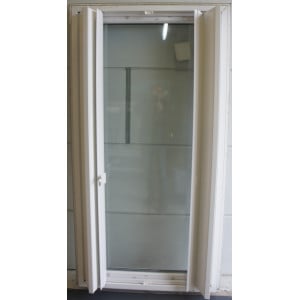 Porte-Fenêtre PVC 1 Vantail + Volet Accordéon H185xL95 | PRE005