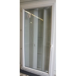 Porte-Fenêtre PVC 1 Vantail + Volet Accordéon H185xL95 | PRE005