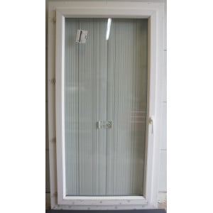 Porte-Fenêtre PVC 1 Vantail + Volet Accordéon H185xL95 | PRE005