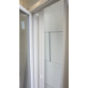 Porte-Fenêtre PVC 1 Vantail + Volet Accordéon H185xL95 | PRE005