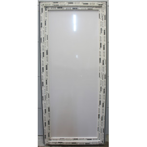 Porte d'Entrée PVC Pleine 202x88 Poussant Droit | Fin de Chantier