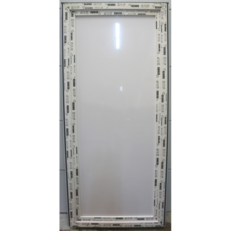 Porte d'Entrée PVC Pleine 202x88 Poussant Droit | Fin de Chantier