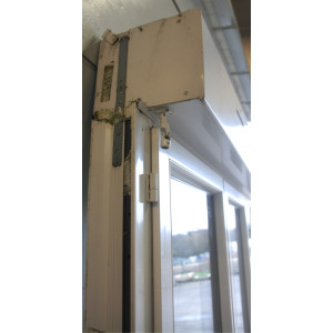 Porte-Fenêtre PVC 3 Vitres avec Volet Manuel H214xL196 cm