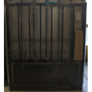 Portillon Acier Laqué Noir H120 x L100cm - Ref LMA007