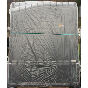 Portail Acier 2 Battants Laqué Noir H190xL300cm - LMA006
