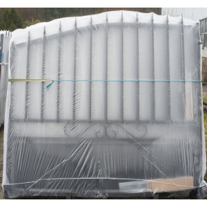 Portail Acier 2 Battants Laqué Noir H170xL350cm - LMA005