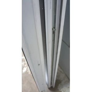 Porte Entrée PVC Anthracite & Blanc H218xL96 | MTU713