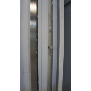 Porte Entrée PVC Anthracite & Blanc H218xL96 | MTU713