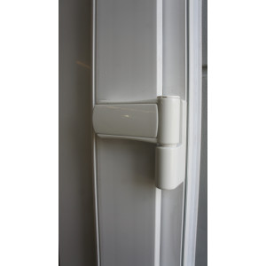 Porte Entrée PVC Anthracite & Blanc H218xL96 | MTU713