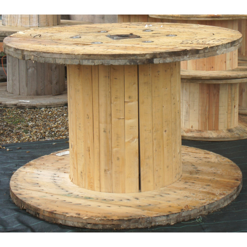 Touret Bois Ø159cm - Hauteur 104cm | Réf TOURET1 - Retrait Magasin