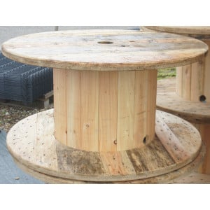 Touret Bois Ø140cm - Hauteur 73cm | Réf TOURET2 - Retrait Magasin