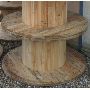 Touret Bois Ø105cm - Hauteur 53cm | Réf TOURET3 - Retrait Magasin