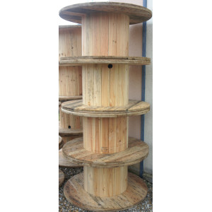 Touret Bois Ø105cm - Hauteur 53cm | Réf TOURET3 - Retrait Magasin