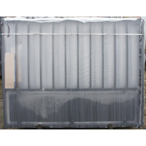Portail Acier 2 Battants Laqué Noir H120xL350cm - LMA016