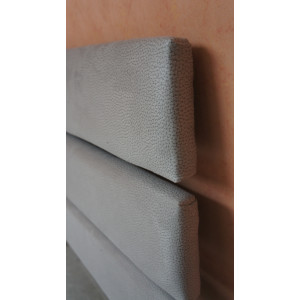 Tête de Lit Nubuck Souris 160 cm - LMA021