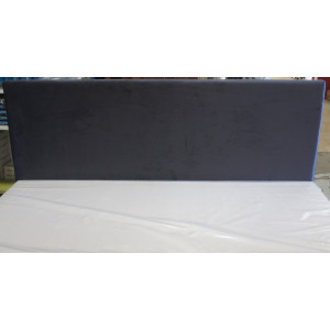 Tête de Lit Velours Gris 2 Personnes - LMA026