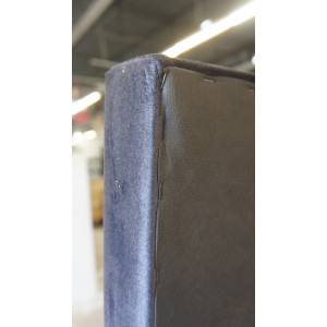 Tête de Lit Velours Gris 2 Personnes - LMA026