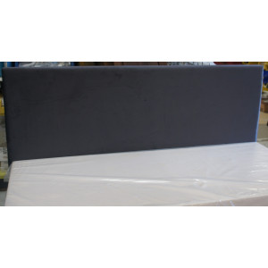 Tête de Lit Velours Gris 2 Personnes - LMA026