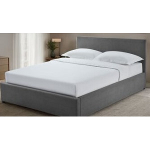 Tête de Lit Velours Gris 2 Personnes - LMA026