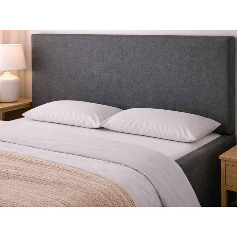 Tête de Lit Tissu Gris 180 cm (2 Pers) - LMA027 | NomDeVotreSite