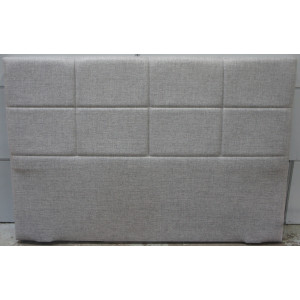 Tête de Lit Gris Clair Motif Rectangle 180cm - LMA028 | Fin de chantier