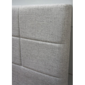 Tête de Lit Gris Clair Motif Rectangle 180cm - LMA028 | Fin de chantier