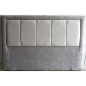 Tête de Lit Velours Gris 180x120 cm - LMA029