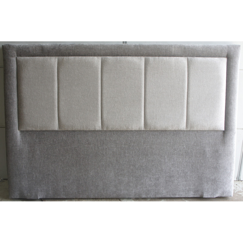 Tête de Lit Velours Gris 180x120 cm - LMA029