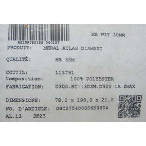 Matelas Neuf MERAL "Atlas Diamant" (80x200x21 cm) – Fabrication Française