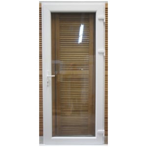 Porte PVC Vitrée H208xL96cm Poussant Gauche - Réf MTU777