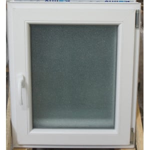 Fenêtre PVC Blanc Oscillo-Battant H78 x L66 cm - MTU176
