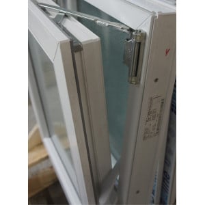 Fenêtre PVC Blanc Oscillo-Battant H78 x L66 cm - MTU176