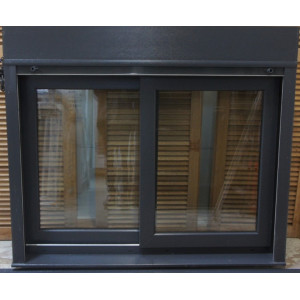 Fenêtre Coulissante Anthracite + Volet Électrique | H123xL146
