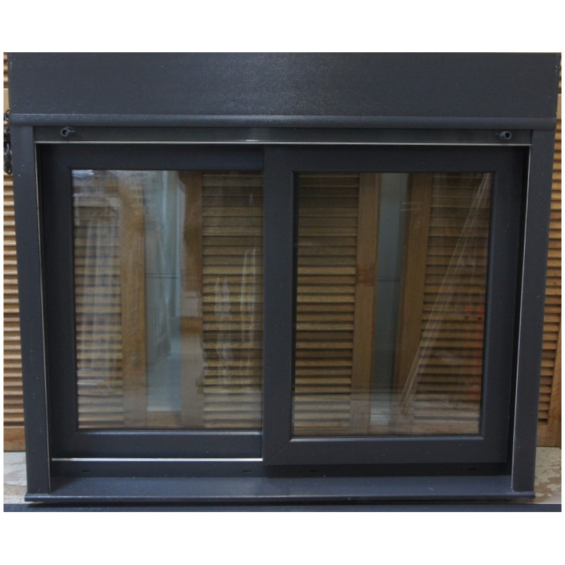 Fenêtre Coulissante Anthracite + Volet Électrique | H123xL146