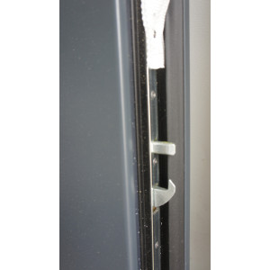Ouvrant Seul Porte Alu K.Line Anthracite Poussant Gauche - LI204