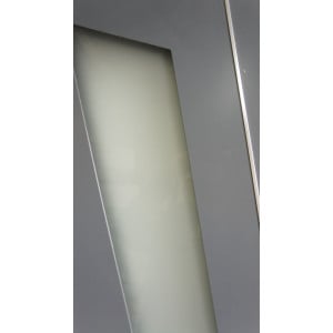 Ouvrant Seul Porte Alu K.Line Anthracite Poussant Gauche - LI204