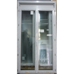 Porte-Fenêtre PVC Gris Clair RAL 9002 H240xL126 | Fab. France