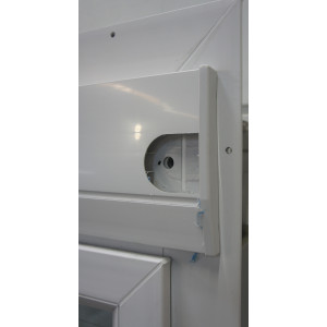 Fenêtre PVC Gris Clair avec Volet H154 x L87 cm | Réf PRE069