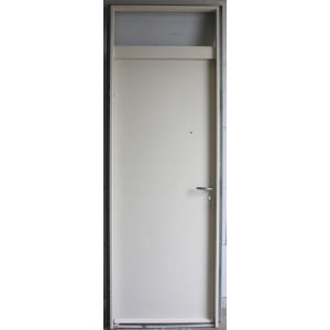 Porte d'Entrée Isolée Acier avec Imposte 245x82 cm | Réf PASD006