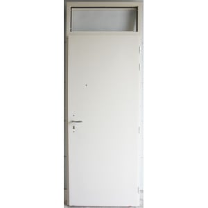 Porte d'Entrée Isolée Acier avec Imposte 245x82 cm | Réf PASD006