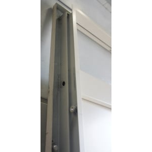 Porte d'Entrée Isolée Acier avec Imposte 245x82 cm | Réf PASD006