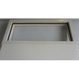 Porte d'Entrée Isolée Acier avec Imposte 245x82 cm | Réf PASD006