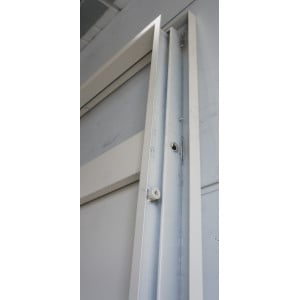 Porte d'Entrée Isolée Acier avec Imposte 245x82 cm | Réf PASD006