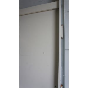 Porte d'Entrée Isolée Acier avec Imposte 245x82 cm | Réf PASD006