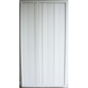 Porte-Fenêtre PVC 2 Vantaux + Volet Accordéon H216xL115 | PRE073